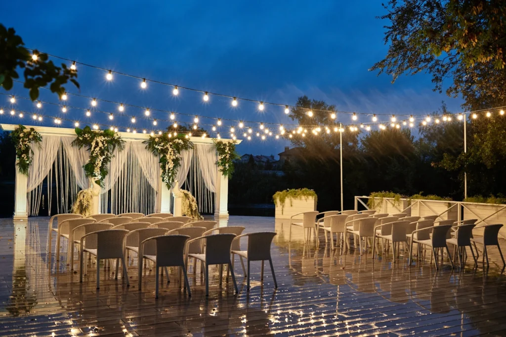 professional wedding lighting in Victoria